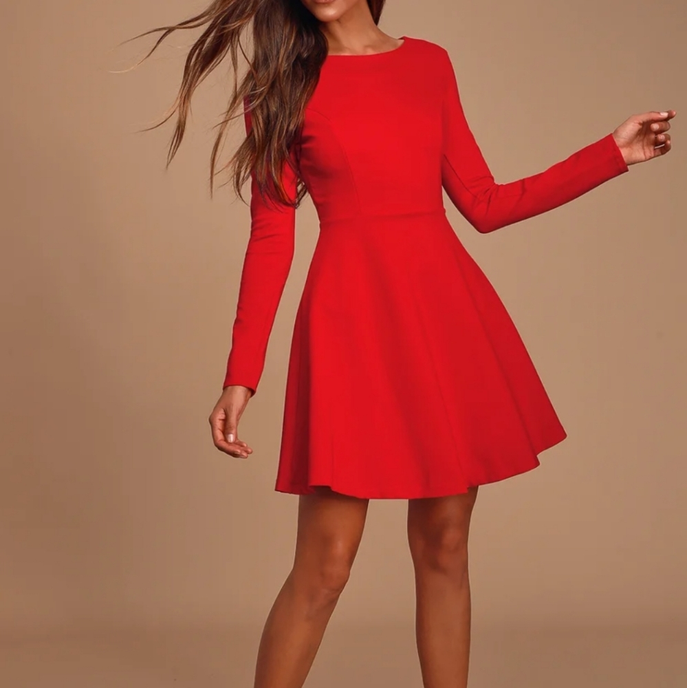 Lulus Forever Chic Red Dress